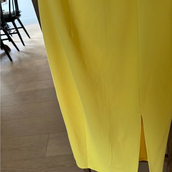 Yellow One-Shoulder Dress - Picture 3 of 6